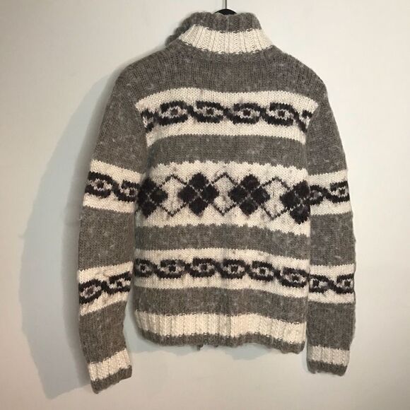 AE Sz S Wool Alpaca Blend Sweater Cardigan - Picture 4 of 8